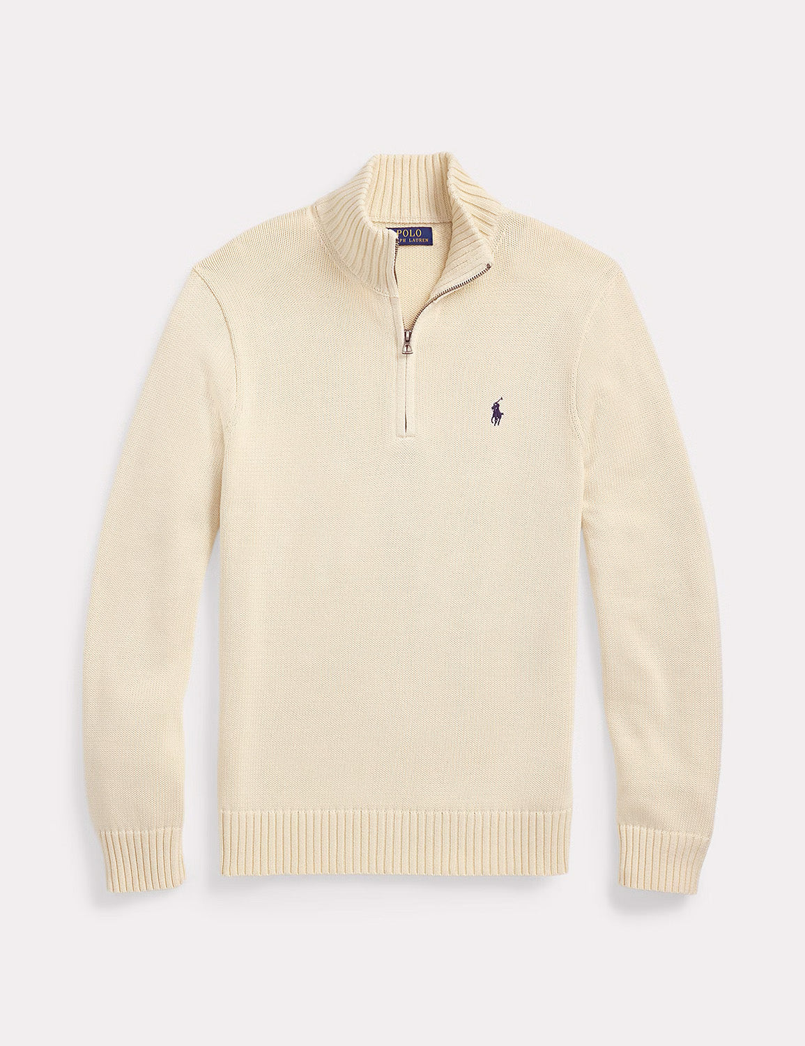 LONG SLEEVE HALF ZIP PULLOVER ANDOVER CREAM