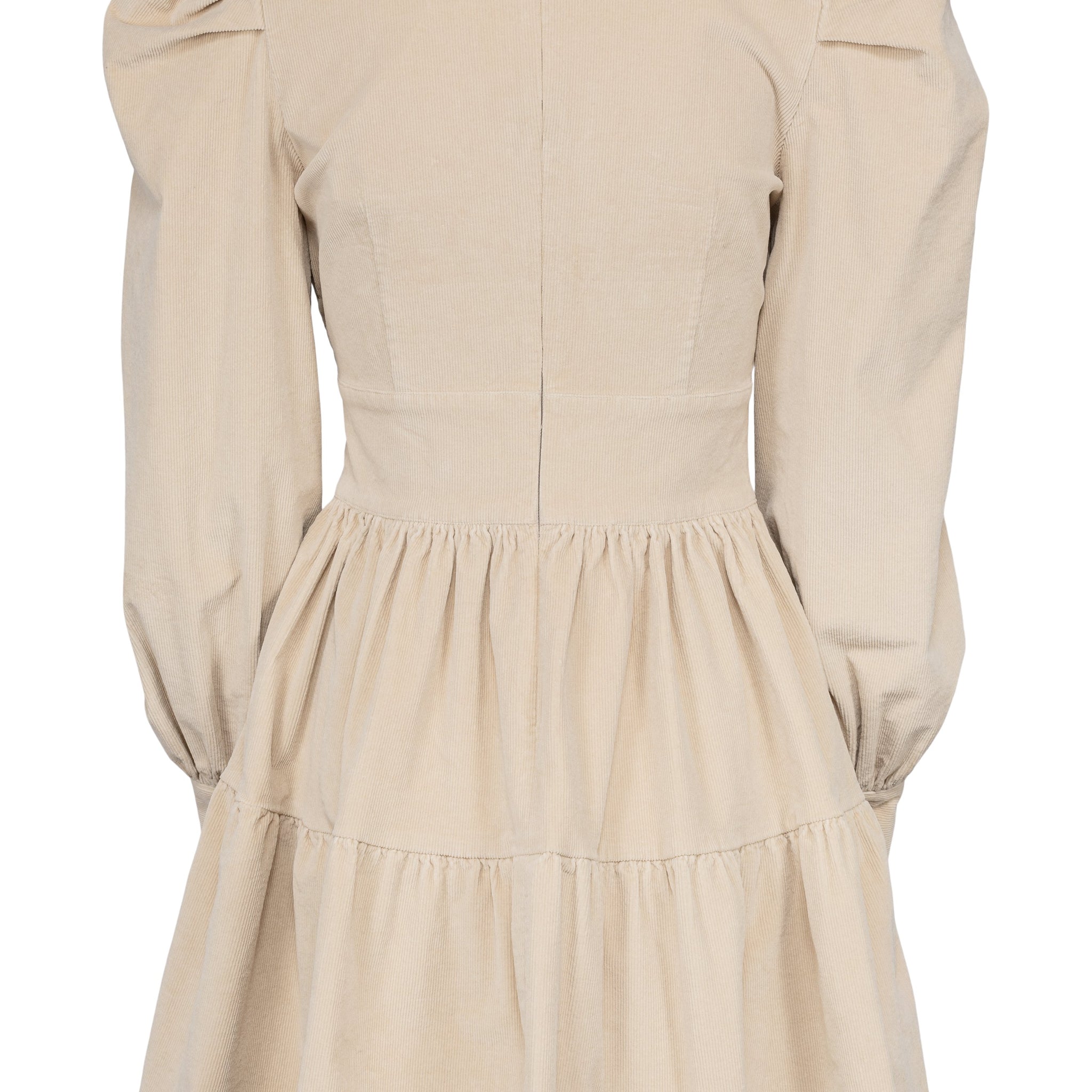 ISABELLA CORDUROY DRESS HUMUS