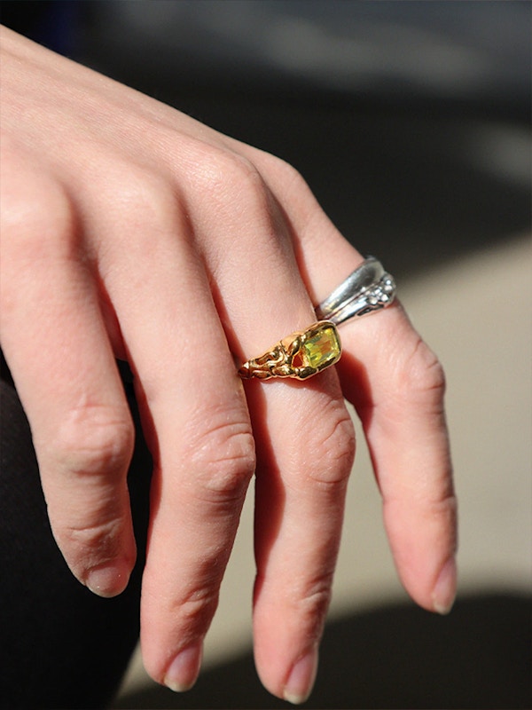 Lemon Disco Ring Gold HP