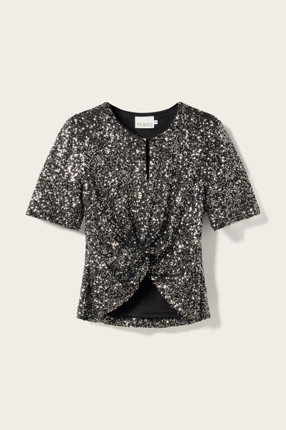 LEMON BLOUSE BLACK SILVER