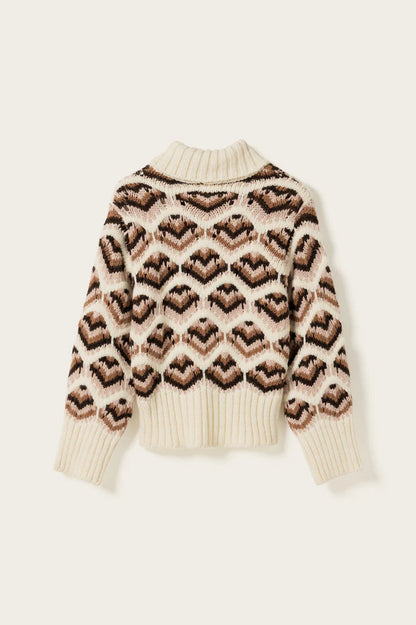 LATA KNIT IVORY MULTI