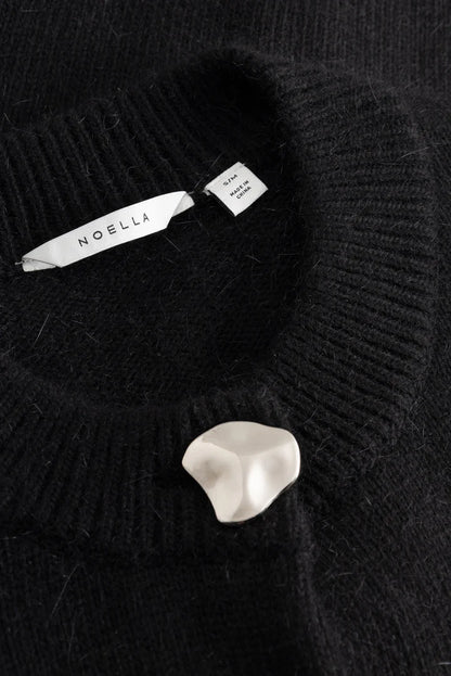 MILEY KNIT CARDIGAN BLACK