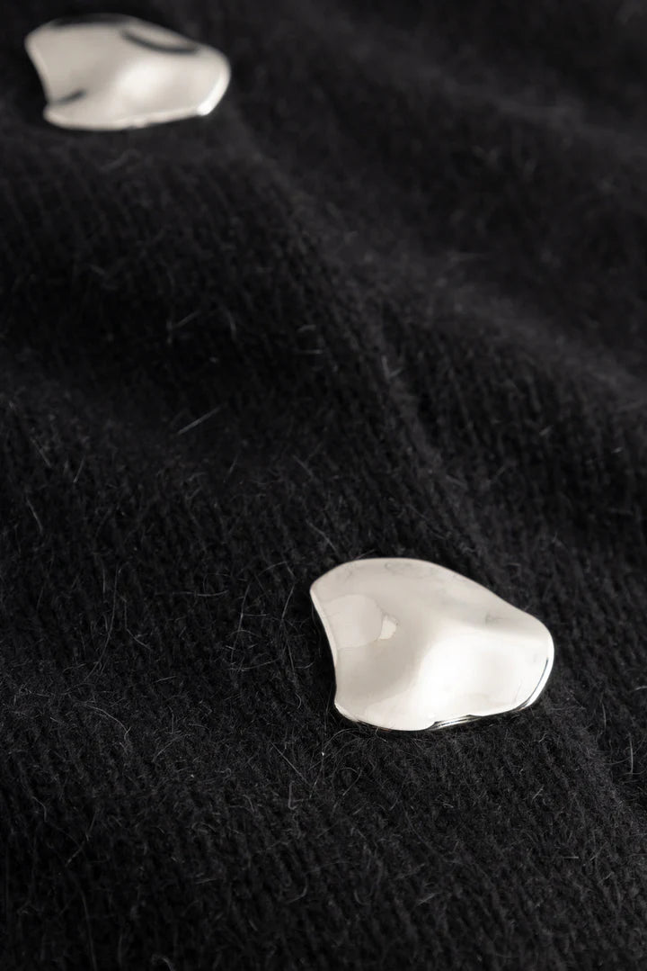 MILEY KNIT CARDIGAN BLACK