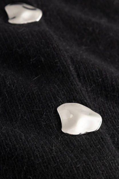 MILEY KNIT CARDIGAN BLACK