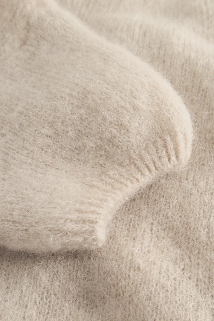 N-LORELL KNIT CARDIGAN BEIGE