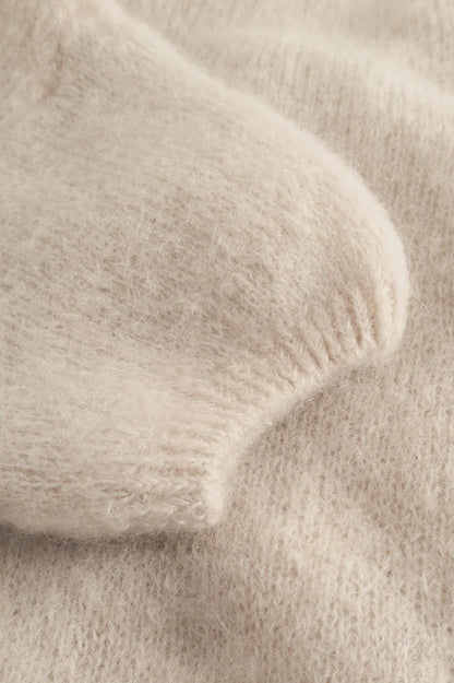 N-LORELL KNIT CARDIGAN BEIGE