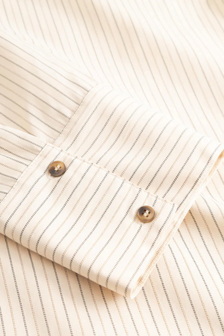 MYRA SHIRT DONNIE CREAM STRIPE