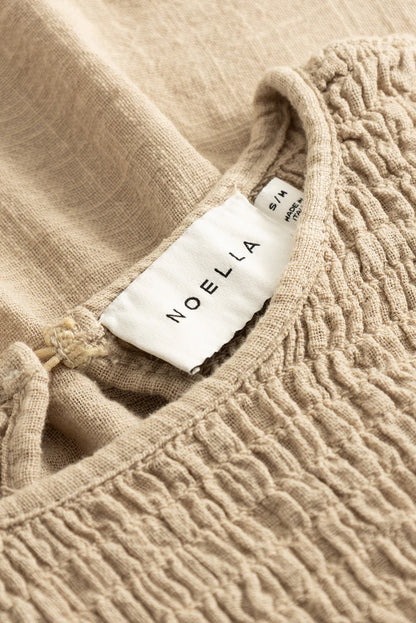 MAURA BLOUSE GREY IVORY