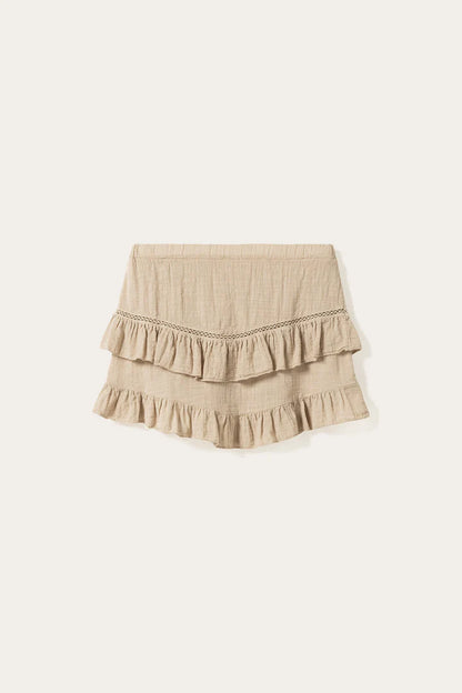 MARLIN SKIRT GREY IVORY