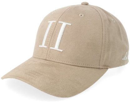 ENCORE SUEDE BASEBALL CAP DARK SAND