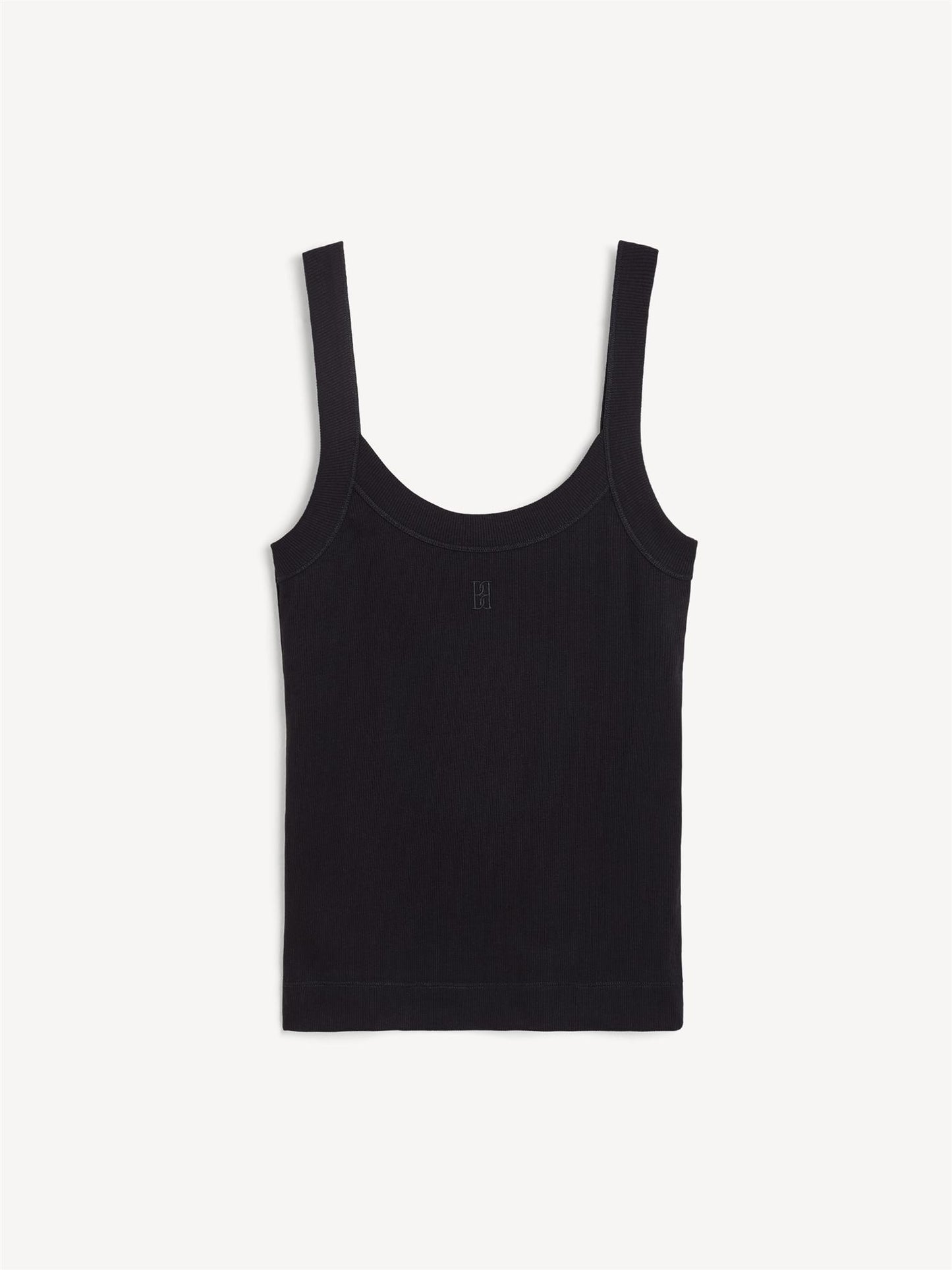 FRILLIO TOP BLACK