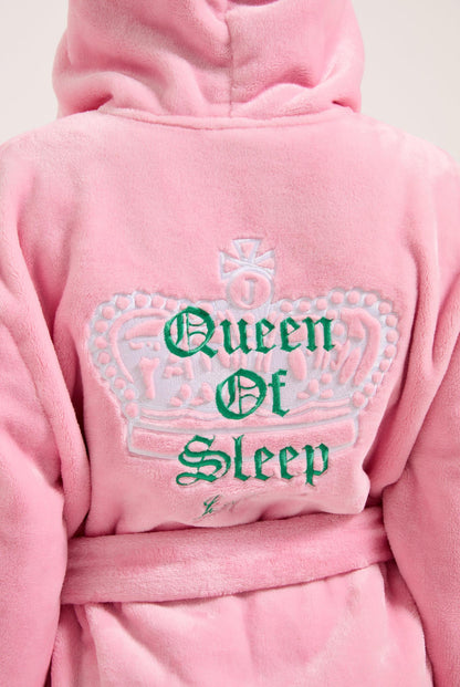 CROWN PLUSH HOODED ROBE