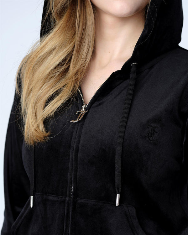 Robertson Classic Velour Zip Trough Hoodie