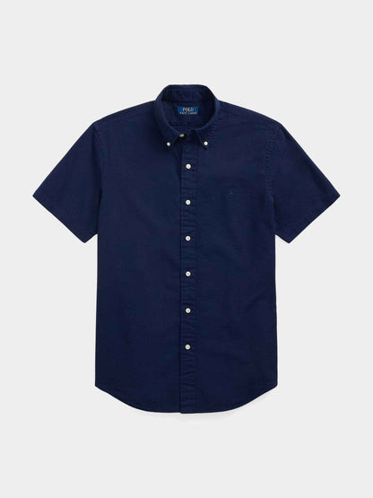 SHORT SLEEV SPORT SHIRT NAVY