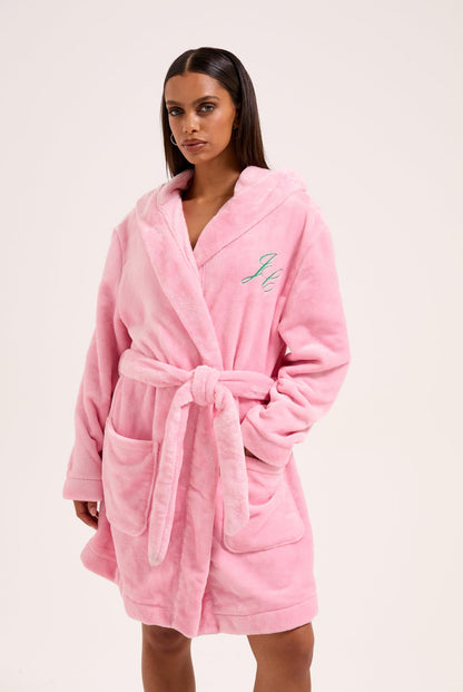 CROWN PLUSH HOODED ROBE