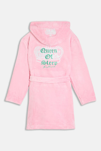 CROWN PLUSH HOODED ROBE