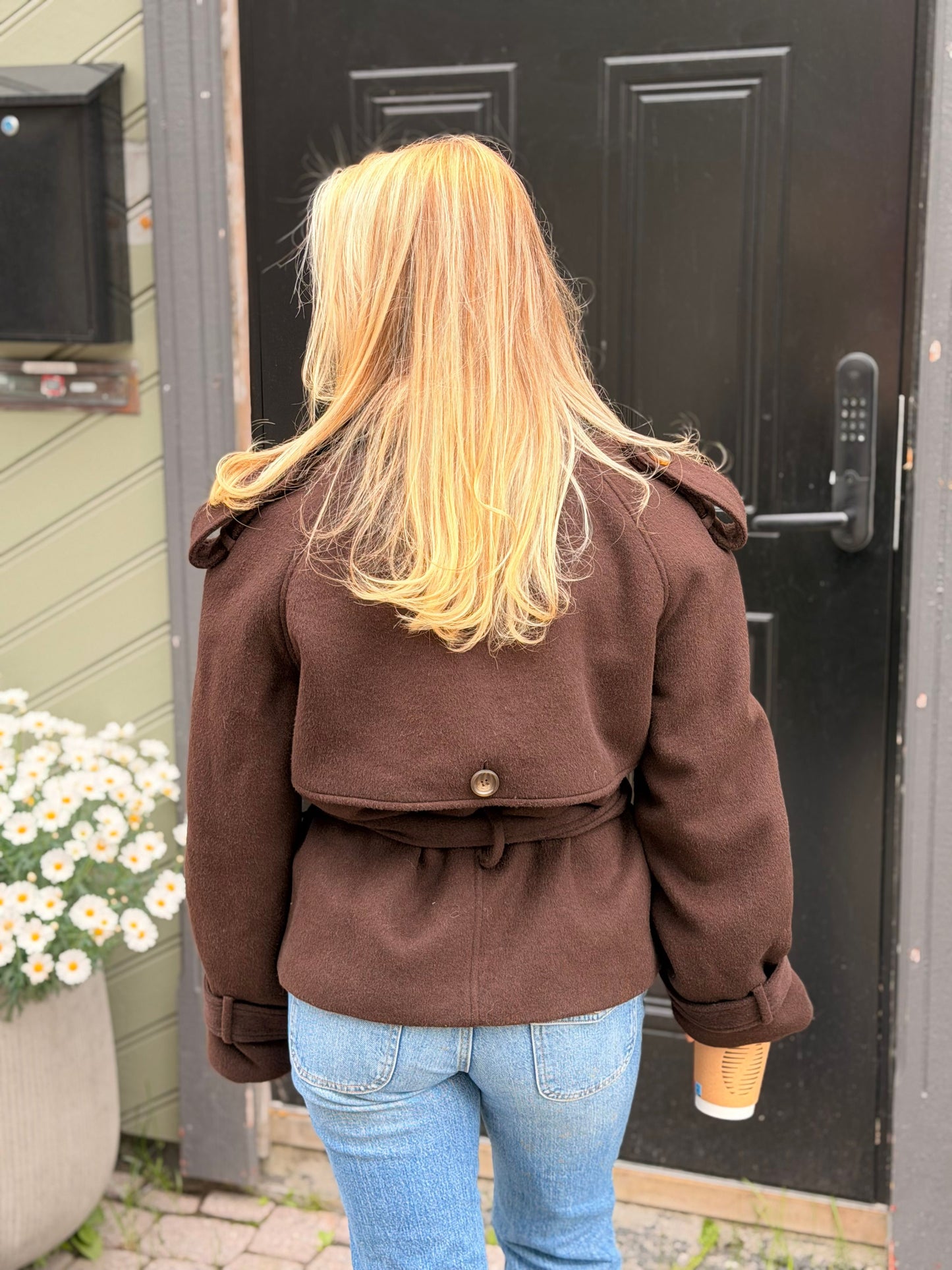 PRE-SALE! CAIA WOOL JACKET BRUN