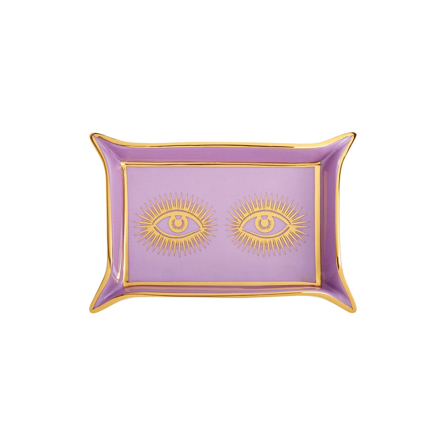 LIPS VALET TRAY PURPLE/GOLD