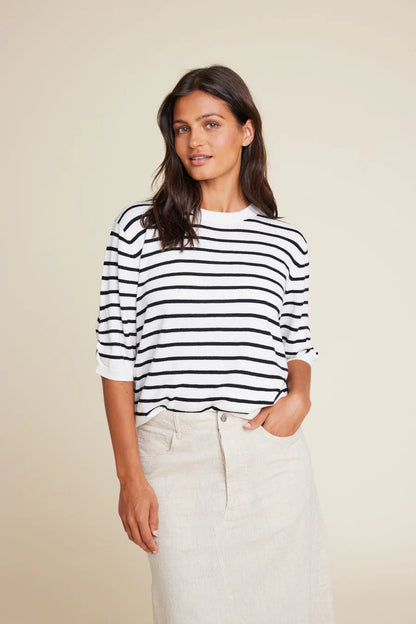 ARIEL KNITTED TOP STRIPE