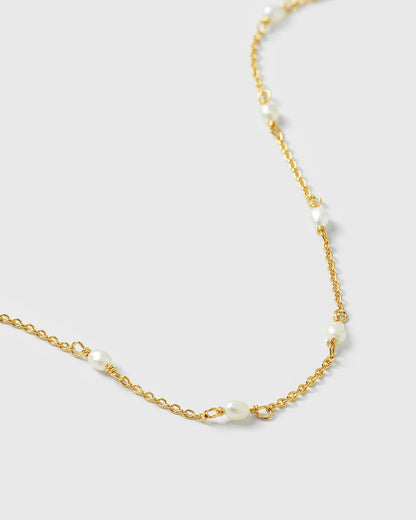 TREASURE MULTI PEARL BRACELET GOLD