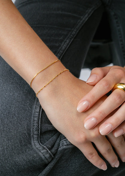 SHEER MIRROR BRACELET GOLD