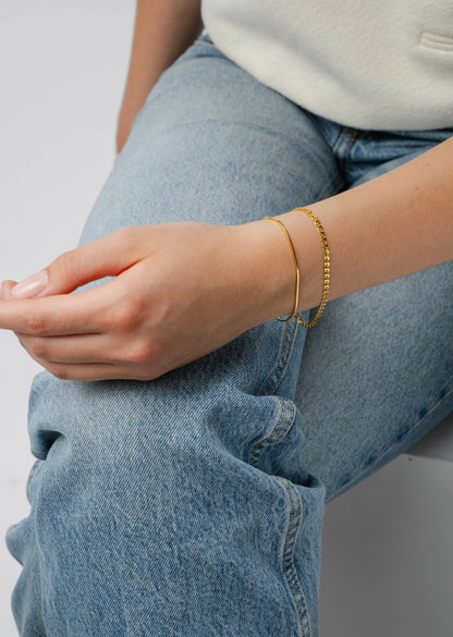 SHEER MIRROR BRACELET GOLD