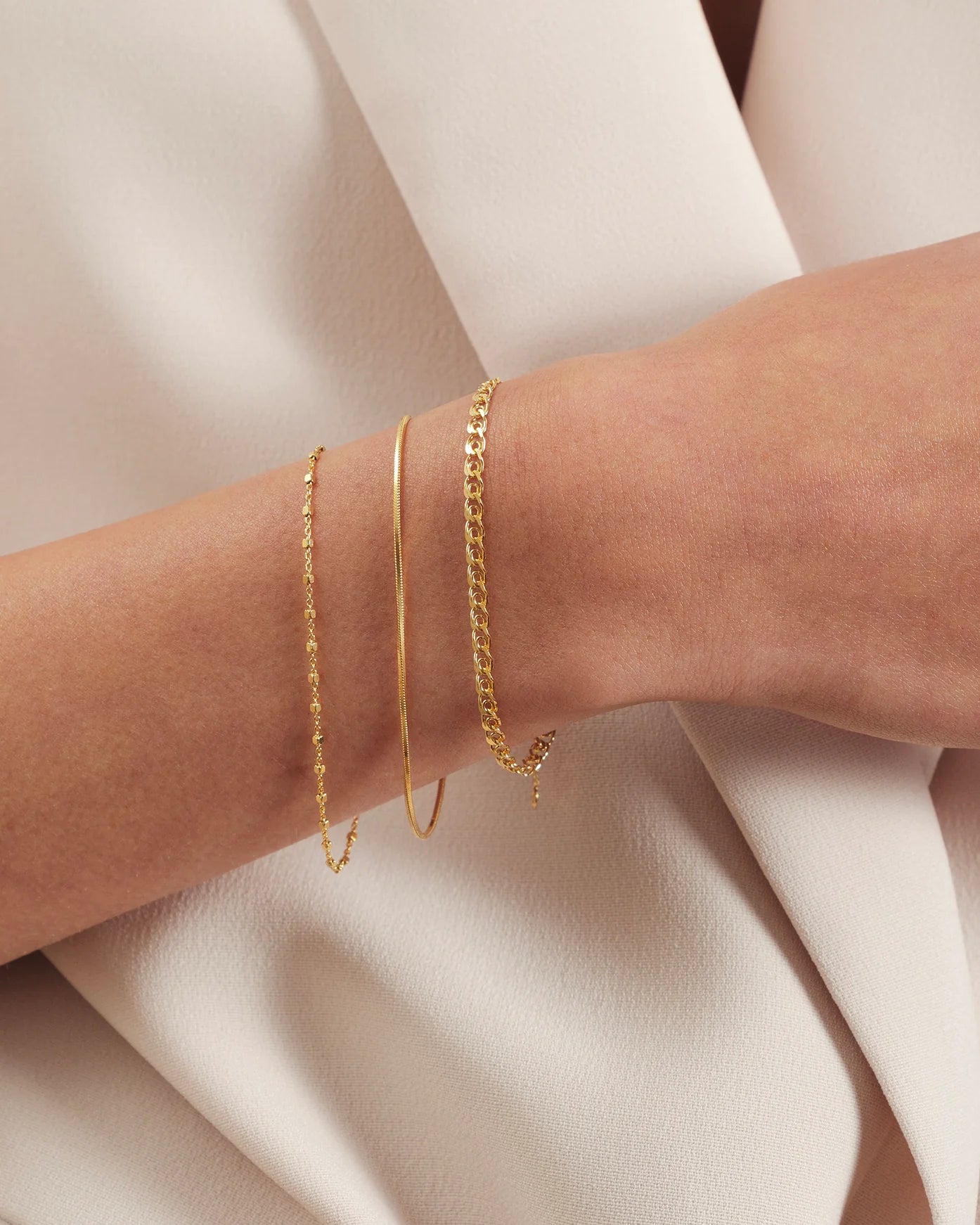 SHEER MIRROR BRACELET GOLD