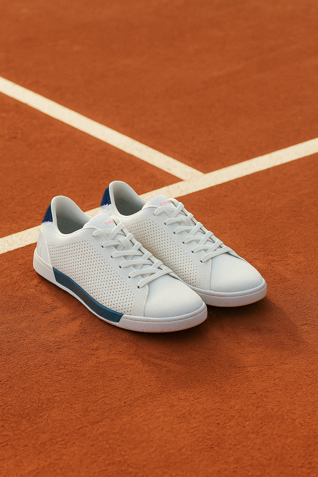 BREEZE TENNIS KNIT WHITE/BLUE