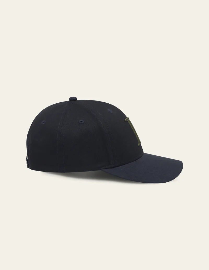 BASEBALL CAP SUEDE II DARK NAVY/CHIVE GREEN