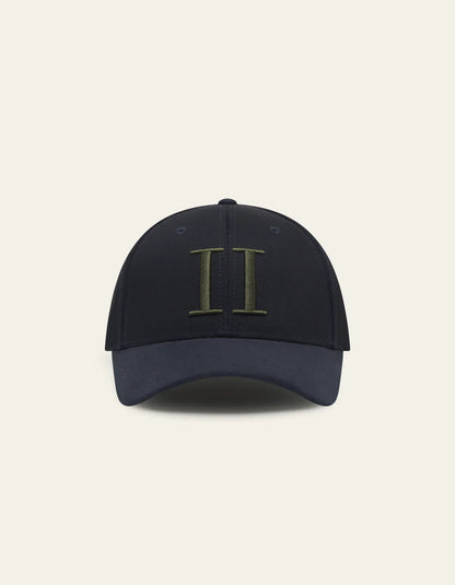 BASEBALL CAP SUEDE II DARK NAVY/CHIVE GREEN