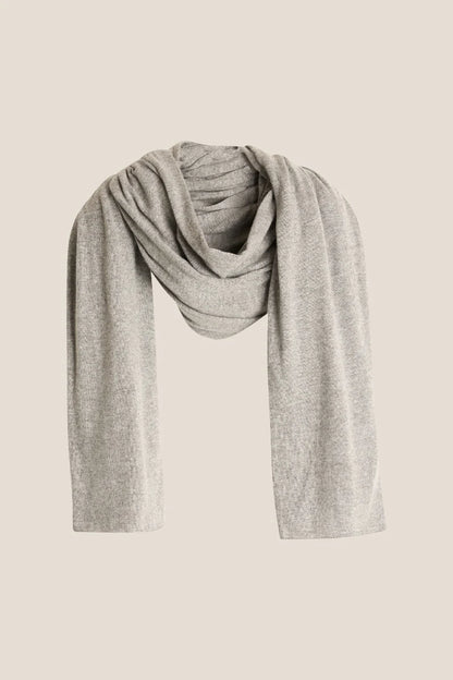 BIG SCARF GREY MELANGE