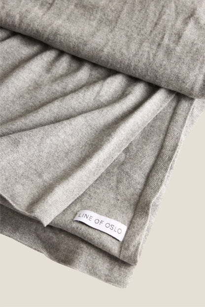 BIG SCARF GREY MELANGE
