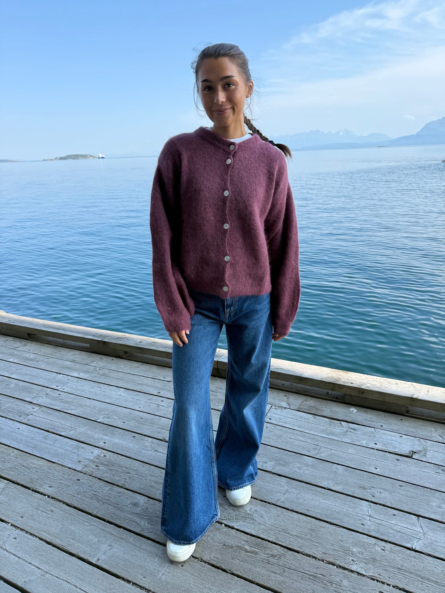 KAE KNIT CARDIGAN RUST