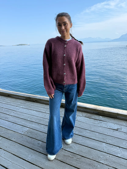 KAE KNIT CARDIGAN RUST