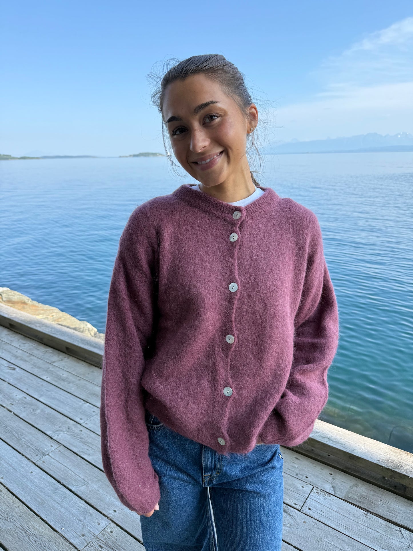 KAE KNIT CARDIGAN RUST