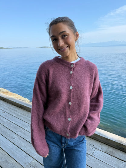 KAE KNIT CARDIGAN RUST