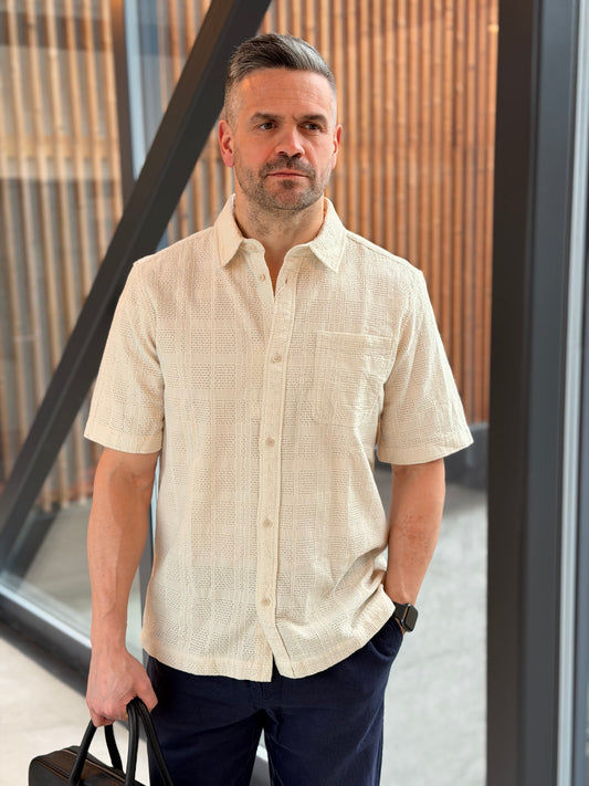 CHARLIE SS SHIRT IVORY