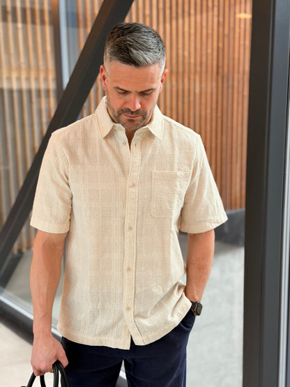 CHARLIE SS SHIRT IVORY