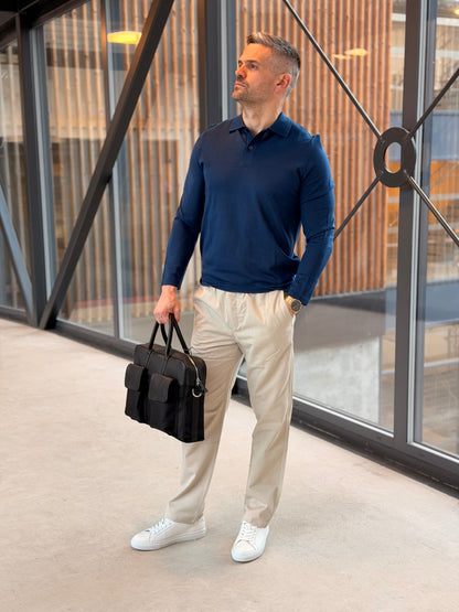 SAROWAN LS POLO 15477 BLUE