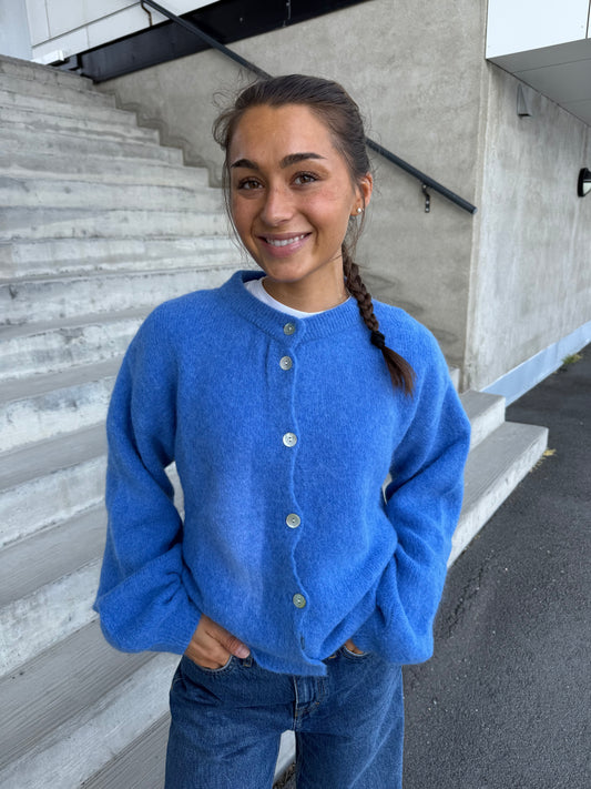 KAE KNIT CARDIGAN DOVE BLUE
