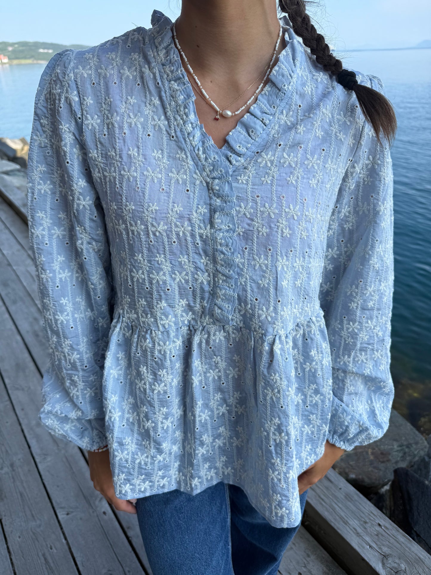 MATTI BLOUSE AIR BLUE