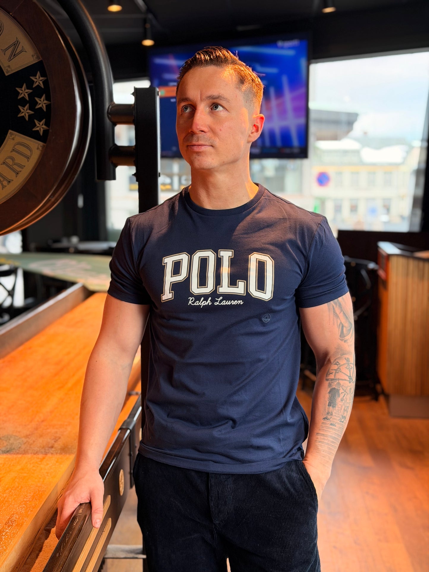 LOGO-PRINTED CREWNECK T-SHIRT