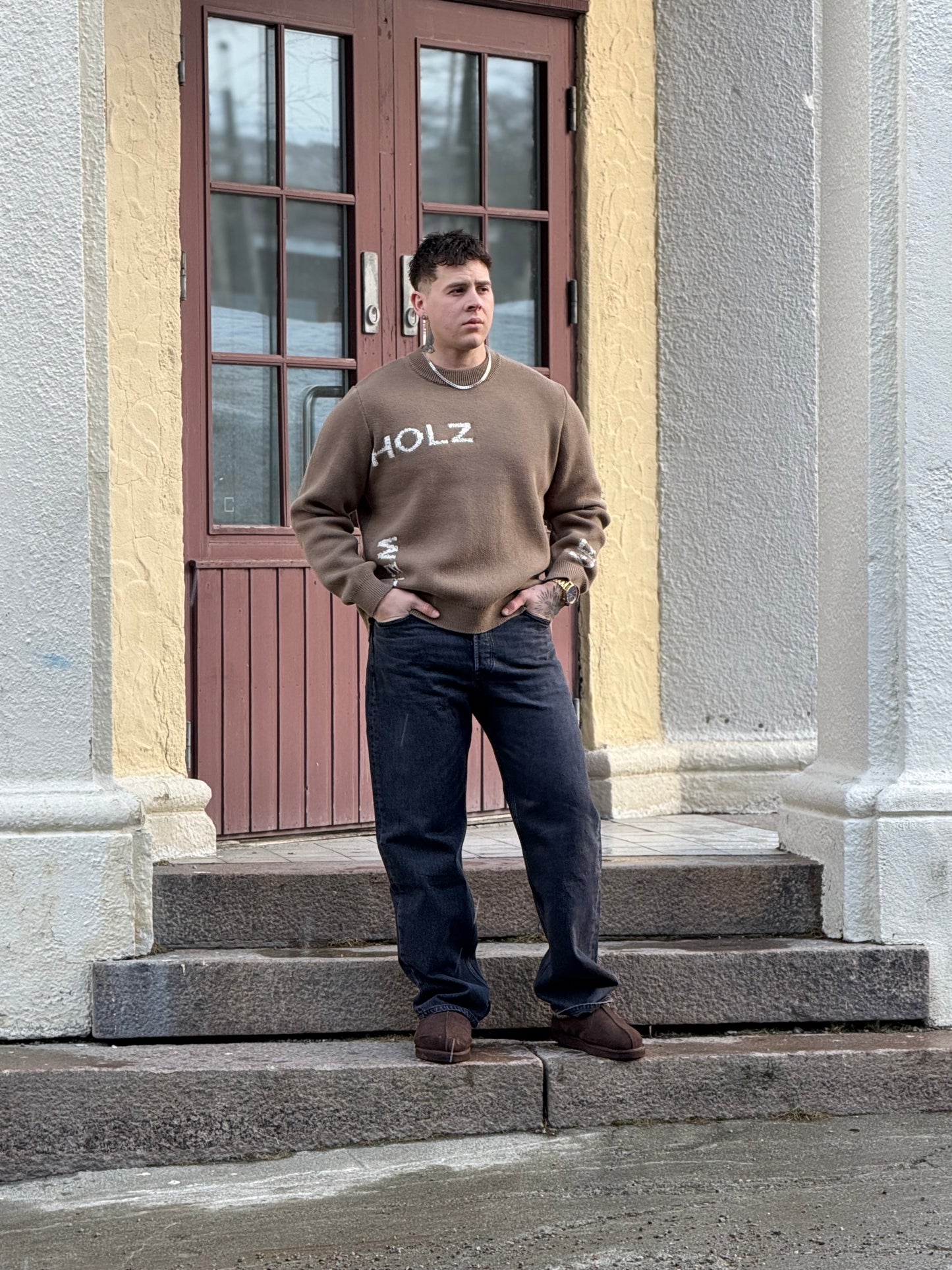 HAZA SUMMER LOGO CREW BEIGE