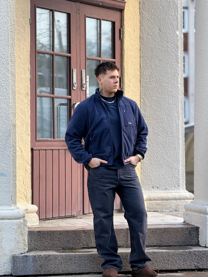 DOVRE FLEECE JACKET - BLÅ