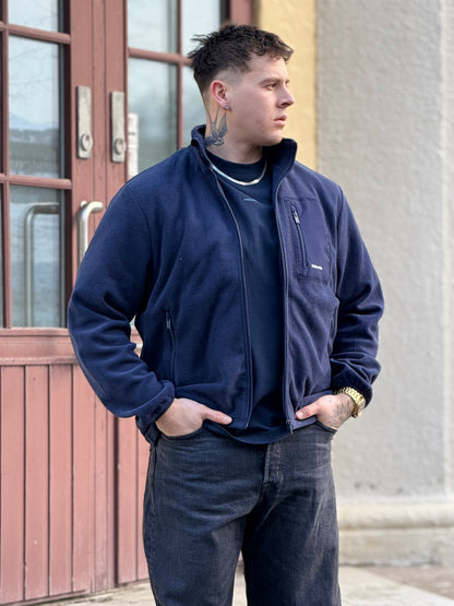DOVRE FLEECE JACKET - BLÅ