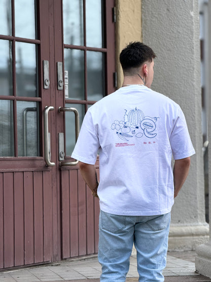 RANGER NATIONAL SKETCH TEE WHITE