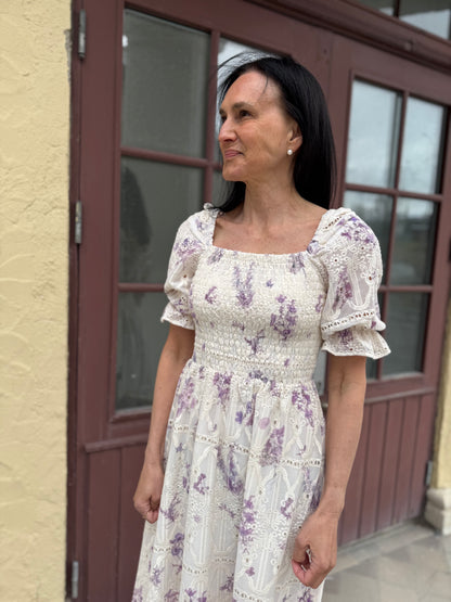 STARLIE MIDI DRESS LAVENDER LOVE