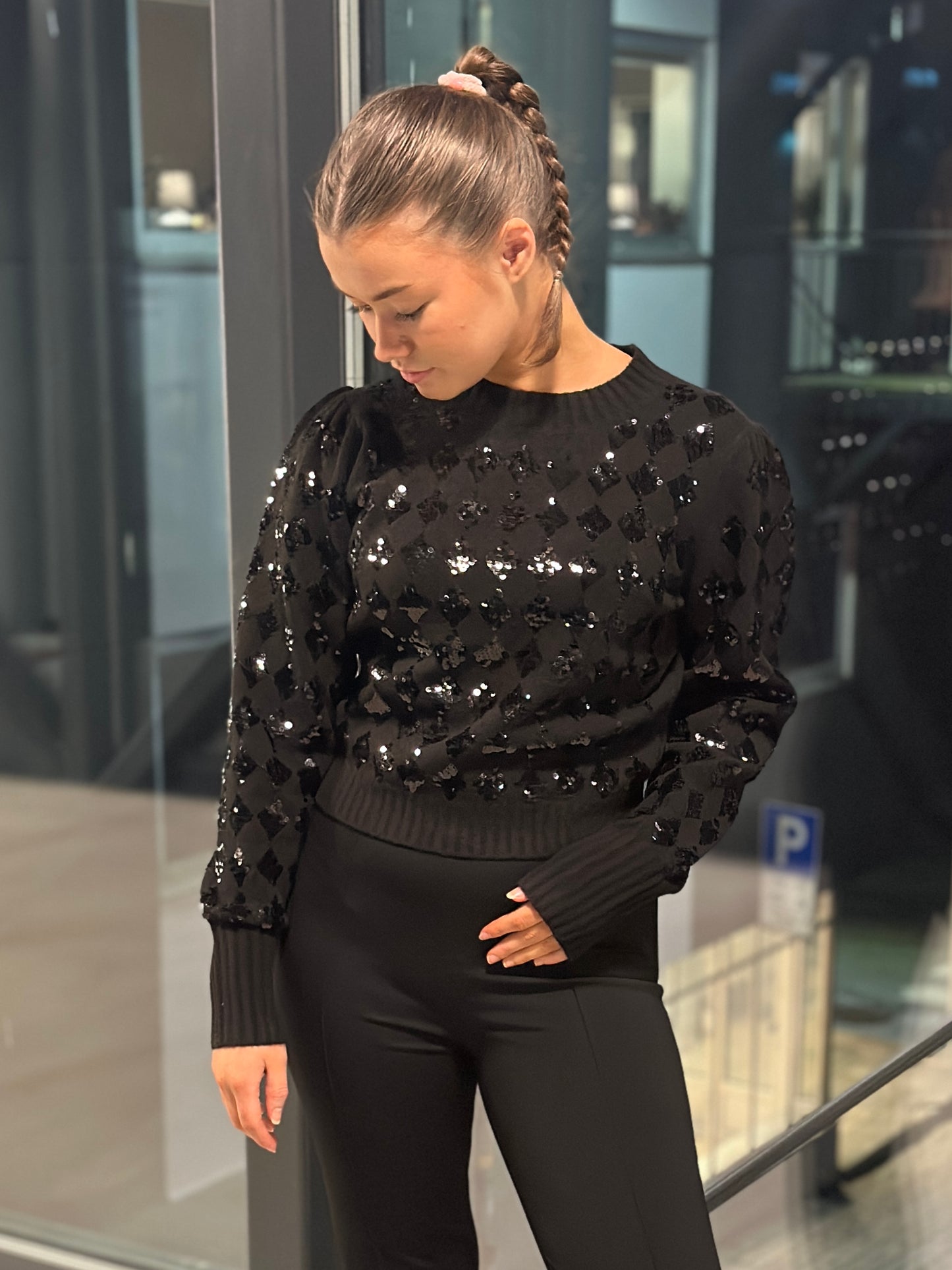 Paris Sequin Knit
