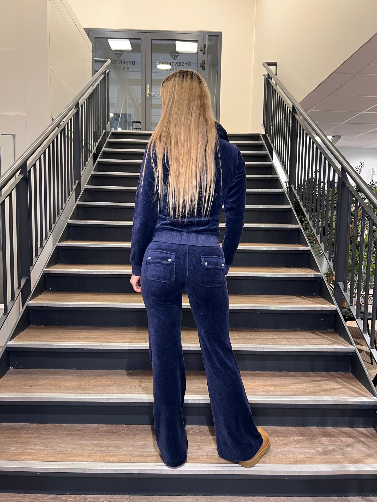 ROBERTSON HOODIE  DARK BLUE MARL