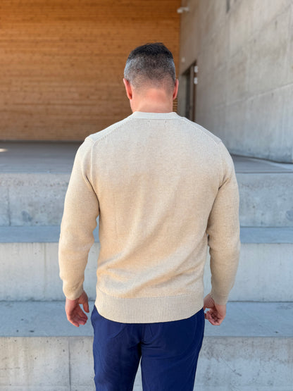LONG SLEEVE CARDIGAN DUNE MELANGE